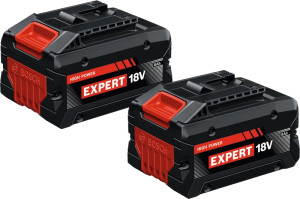 Pack 2 batteries 18V Twinpack EXBA 18V-80 8 Ah BOSCH EXPERT 1600A0373D