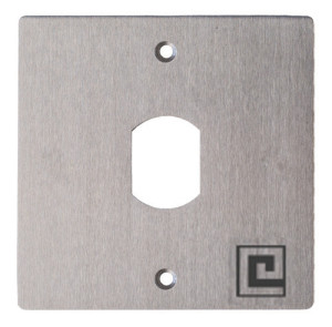 Plaque inox 80 x 80 mm T25 HERACLES PCA-PL80PP