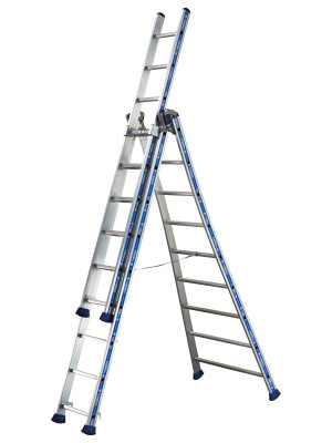 Échelle Platinium transformable 3 plans 5,17 m TUBESCA-COMABI 2443608