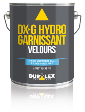 Peinture alkyde acrylique pochée hydrodiluable garnissant velours DX G 3 l DURALEX 128100122 Blanc