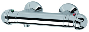 Mitigeur de douche thermostatique mural POLO chromé ROCA WM3140T3ZC0C300