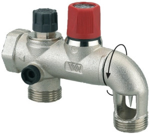 WATTS INDUSTRIES Groupes de sécurité coudé SFR 1'' inox WATTS 2254555M2