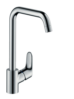 MIT CUISINE FOCUSMitigeur d'evier FOCUS bec orientable chromée HANSGROHE 31820000