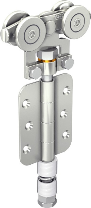 Monture intermédiaire axe 12 mm galet acier 60 kg MANTION 0352