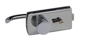 Stremler ASSA ABLOY Serrure de milieu cylindre béquille intérieure Lagune 4307 chromé mat STREMLER 4307.31.0