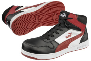 Chaussure de sécurité Frontcourt noir/blanc/rouge S3L P 44 PUMA 630050201000044 Noir
