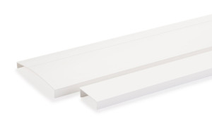 Socle COFRALIS 250 x 60 mm en PVC OBO BETTERMANN 6133453 Blanc