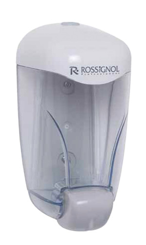 Distributeur de savon OLEANE 0,8 l transparent ROSSIGNOL 52550 Blanc