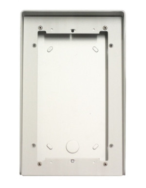 Boitier sailli aluminium anodisé 2 modules IKALL COMELIT 31162