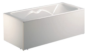Habillage de baignoire WOODY blanc 140x57 AQUARINE 200393
