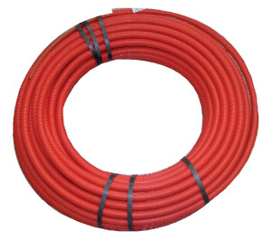 Tube PER pré gainé rouge 50 m 10/12 SOMATHERM 113-12-50A Rouge