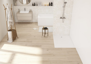Receveur de douche KINESURF NOVA 3,5 cm 140 x 80 PN24 KINEDO RD1241AD Blanc