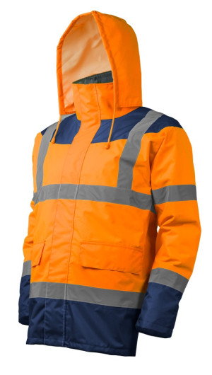 Parka matelassée Keta à haute visibilité orange/marine T 2XL COVERGUARD 7KETOXXL Orange