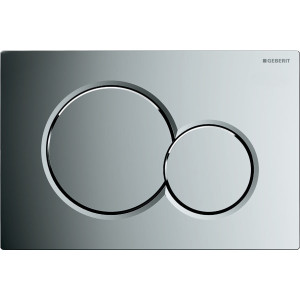 Plaque de déclenchement SIGMA 01 chromé brillant pour bati-support Duofix UP320 / UP720 GEBERIT 115.770.21.5 Chromé brillant