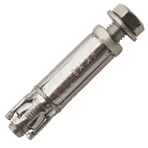 Cheville d'expansion filetée avec vis + rondelle acier M10x15 Boite de 25 SCELL-IT TAC1015