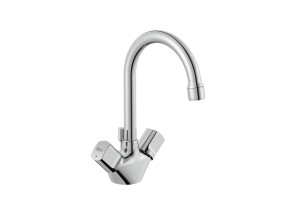 Mélangeur de lavabo BRAVA avec bec tube mobile ROCA A5A368EC0F