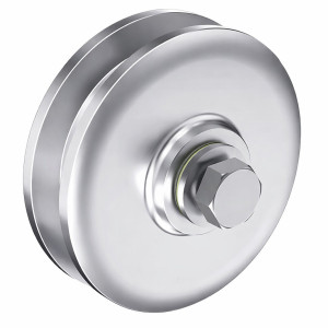 Galet acier diamètre 82 mm gorge carrée MANTION 1002FA