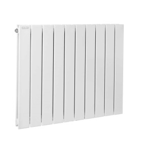 Radiateur à eau chaude FASSANE PREM'S double à élément vertical 708 W ACOVA SHXD-070-059 Blanc