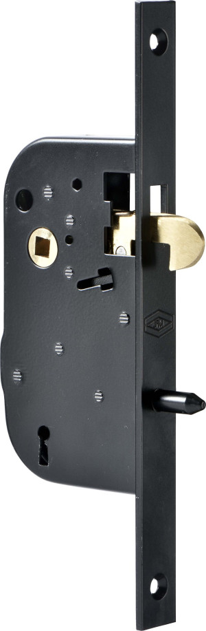Serrure à larder 4G à mentonnet axe 50 mm bout carré JPM 000280-01-01