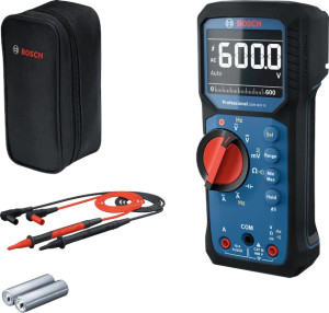 Multimètre numérique GDM 600-15 + 2 piles 1,5V LR6 BOSCH 0601077300