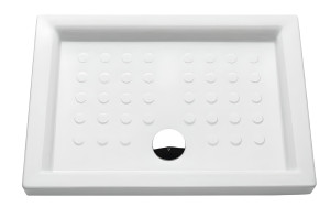 Receveur à poser POLO carré 100x80x8 cm rectangulaire blanc ROCA WMT1CA11Z000001 Blanc