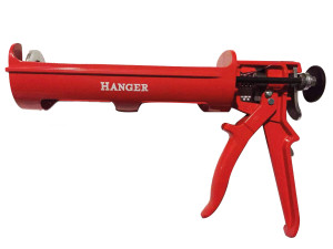 Pistolet scellement chimique pour cartouche de résine HANGER 232006 Rouge
