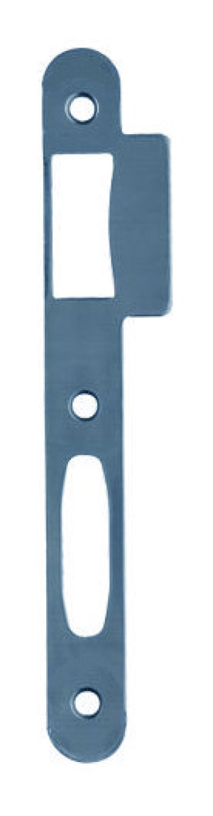 Gâche plate S D451/453/455 bout rond double empennage finition inox VACHETTE 19800000
