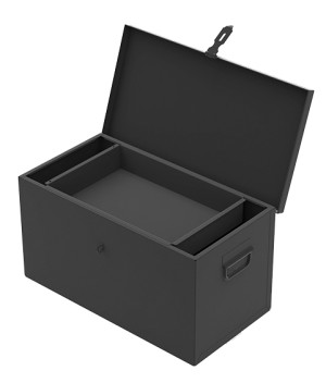 Coffre de chantier 670 x 350 x 350 mm avec plateau SORIPRO SORI CR670B