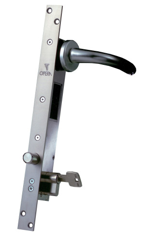 Pêne piston rotatif rond PRIMABASE avec béquille à émission en acier OPERA 25808-25
