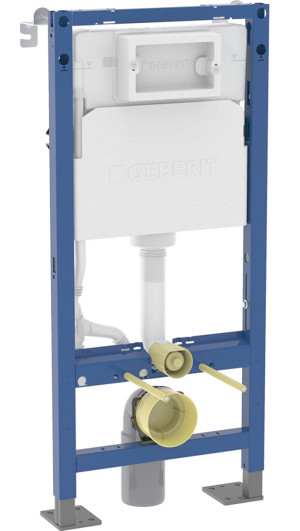Bâti-support DUOFIX pour WC suspendu 112 cm avec réservoir à encastrer Delta 12 cm autoportant GEBERIT 457.565.00.3