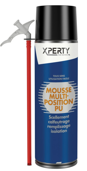 Mousse polyuréthane monocomposante manuelle 510 ml XPERTY 109773 Beige