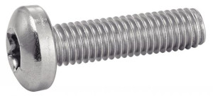 Vis à métaux tête cylindrique bombée torx inox A2 ISO 14583 8X20 boîte de 100 ACTON 622318X20