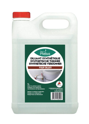 Diluant synthétique bidon 5 L MIEUXA 314 283 Blanc