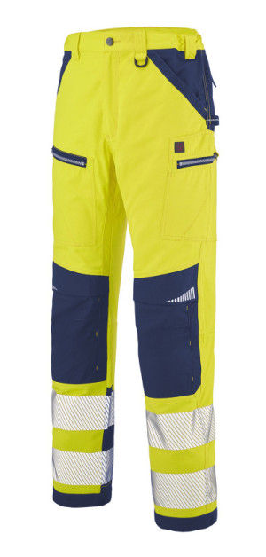 Pantalon homme SPANNER HV jaune/bleu marine T3/L LAFONT 1ATHHV-6-701-3/L Jaune fluo