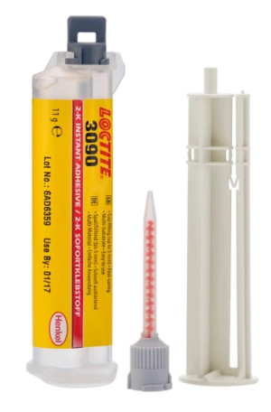 Adhésif bi-composant instantané 3090 seringue 11 g LOCTITE 1379570 Translucide