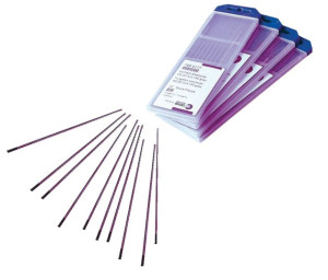10 électrodes tungstène LANTHANE 1,5 % diamètre 1,6 x 150 mm ABICOR BINZEL 700.0931