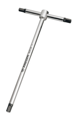 Clé mâle en 'T' 6 pans métriques diamètre 5 mm longueur 210 mm FACOM 84TC.5