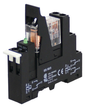 Module relais 12 V AC 2 RT 5 A CABUR XCM2A012