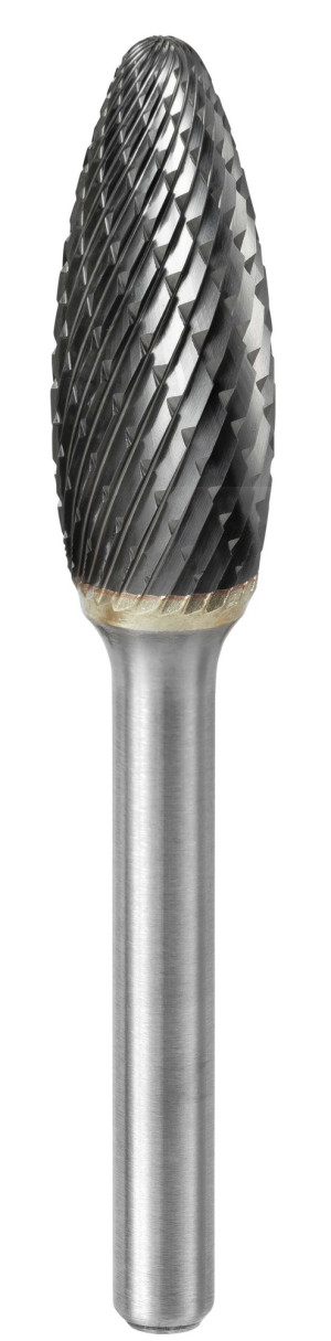 Fraise-lime carbure de forme flamme 6 mm SCHILL 649A-6