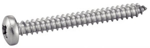 Vis à tôle tête cylindrique large inox A2 DIN 7981 4,8X90 boîte de 100 ACTON 624054,8X90