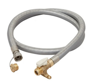Ensemble ROBIFLEX pour Gaz Naturel 1/2'' (ROAI+ flexible + bouchon) 1 m 50 BANIDES 239105
