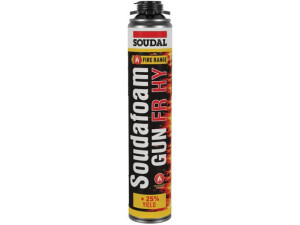 Mousse PU Soudafoam FR HY Gun rose 750 ml SOUDAL 146750 Rose
