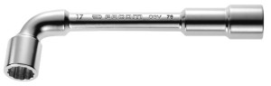 Clé à pipe débouchée forgée 6x12 pans D.29 mm L.300 mm FACOM 76.29