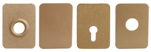 Contreplaque pour verrou CAVITH IZIS bronze or ISEO 97014828SA