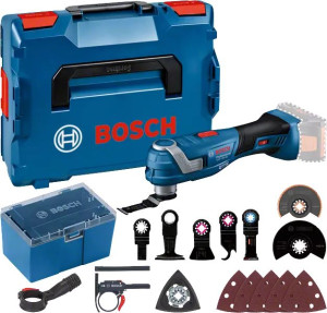 Outil oscillant 18 V GOP 18V-34 (Sans batteri ni chargeur) + kit accessoires en coffret L-BOXX BOSCH 06018G2002