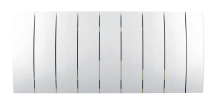 Radiateur électrique connecté GALAPAGOS bas blanc 1000 W ATLANTIC 502910 Blanc
