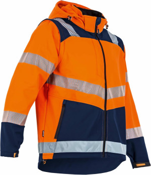 Veste sotfshell haute visibilité manche amovible orange taille 5 LMA LEBEURRE 2266-5 Orange
