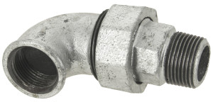 Coude union mâle-femelle 90° galva 98 - 40/49 VIRFOLLET 09805007