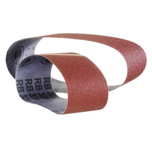 Boîte de 10 bandes en toile joint meulé pour ponceuses portatives HSB RB32220 G100 HERMES 19992