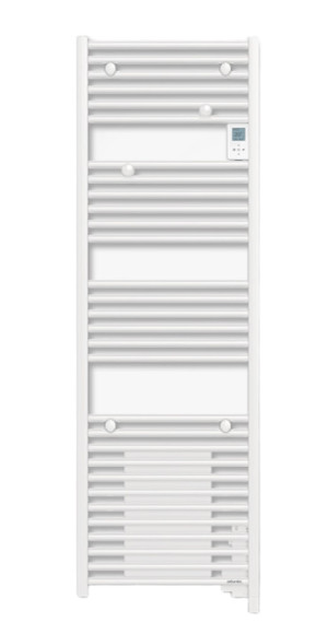 Sèche-serviette 750 W DORIS DIGITAL blanc brillant ATLANTIC 850267 Blanc brillant